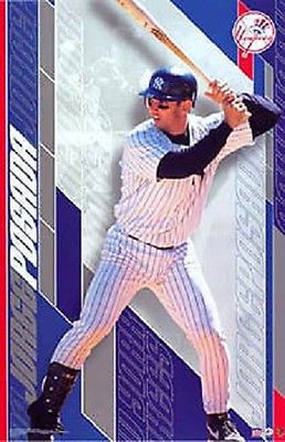 2002 Jorge Posada New York Yankees  Original Starline Poster OOP