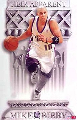2003 Mike Bibby Sacramento Kings \"Heir Apparent\" Original Starline Poster OOP