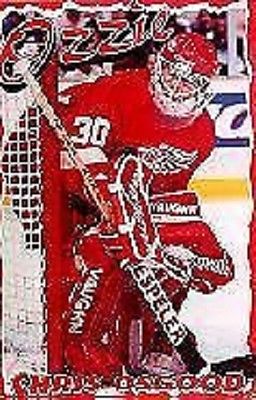 1998 Chris Osgood Detroit Red Wings Original Norman James Poster OOP