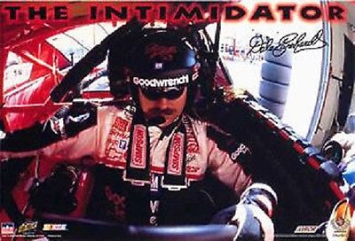 1998 Dale Earnhardt #3 \"The Intimidator\" Original Starline Poster OOP