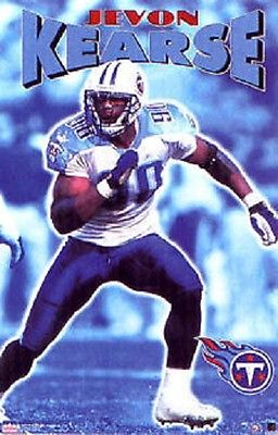 2000 Jevon Kearse Tennessee Titans Original Starline Poster OOP