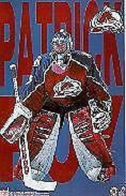 1997 Patrick Roy Letters Colorado Avalanche Original Starline Poster OOP