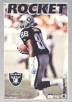 1994 Rocket Ismail Oakland Raiders Original Starline Poster OOP