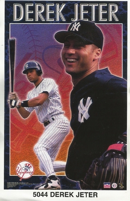 Derek Jeter NEW YORK YANKEES  Starline Poster MINI Promo Piece 3x5