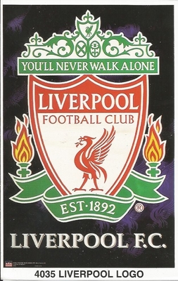LIVERPOOL LOGO Original Starline Poster MINI Promo Piece 3x5