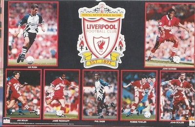 LIVERPOOL FC COLLAGE Original Starline Poster MINI Promo Piece 3x5