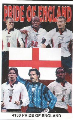 ENGLAND NATIONAL TEAM COLLAGE Original Starline Poster MINI Promo Piece 3x5