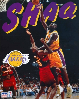 1997 Shaquille O\'Neal Los Angeles Lakers 16x20 Starline Poster OOP