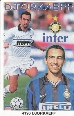 YOURI DJORKAEFF COLLAGE INTERMILAN Original Starline Poster MINI Promo Piece 3x5