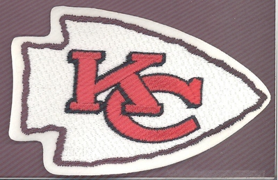 Kansas City Chiefs 5 inch embroidered Patch