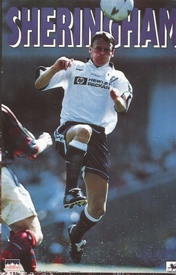 TEDDY SHERINGHAM TOTTENHAM HOTSPUR Original Starline Poster MINI Promo Piece 3x5