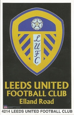 LEEDS UNITED FC LOGO Original Starline Poster MINI Promo Piece 3x5