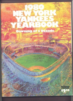 1980 NEW YORK YANKEES Yearbook revised edition NICE CONDITION