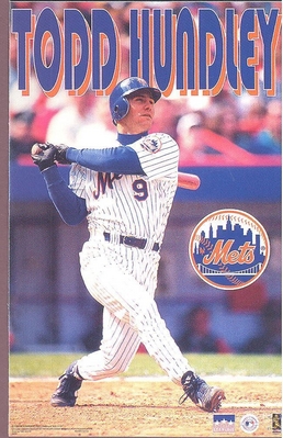 Todd Hundley NEW YORK METS Starline Poster MINI Promo Piece 3x5