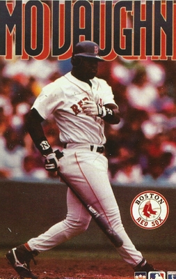 Mo Vaughn BOSTON RED SOX Original Starline Poster MINI Promo Piece 3x5