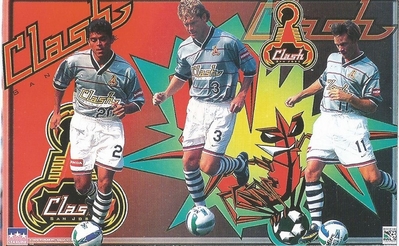 SAN JOSE CLASH COLLAGE MLS Original Starline Poster MINI Promo Piece 3x5