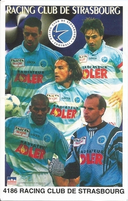 RACING CLUB DE STRASBOURG COLLAGE Original Starline Poster MINI Promo Piece 3x5
