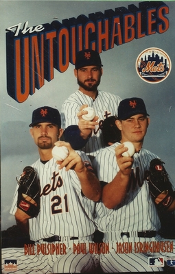 NEW YORK METS UNTOUCHABLES Starline Poster MINI Promo Piece 3x5