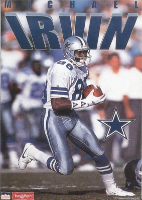 Michael Irvin DALLAS COWBOYS Original Starline Poster MINI Promo Piece 3x5