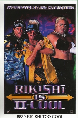 Rikishi is Too Cool Original Funky Posters Wrestling MINI Promo Piece 3x5