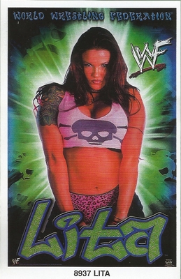 LITA Original Funky Posters Wrestling MINI Promo Piece 3x5