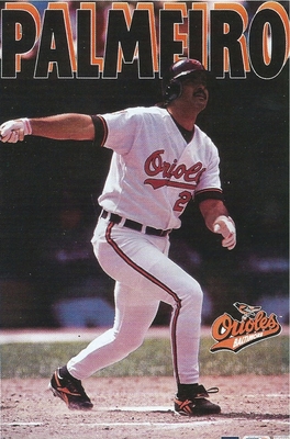 Rafael Palmeiro BALTIMORE ORIOLES Original Starline Poster MINI Promo Piece 3x5
