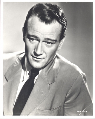 John Wayne 8X10 Black and White Glossy Photo