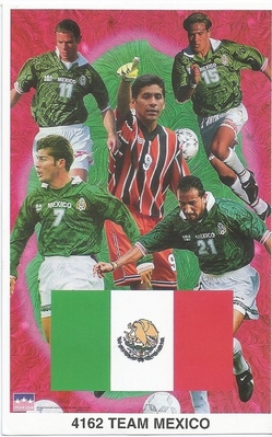 MEXICO NATIONAL TEAM COLLAGE Original Starline Poster MINI Promo Piece 3x5