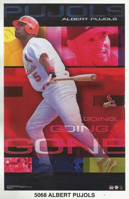 Albert Pujols ST LOUIS CARDINALS Original Starline Poster MINI Promo Piece 3x5