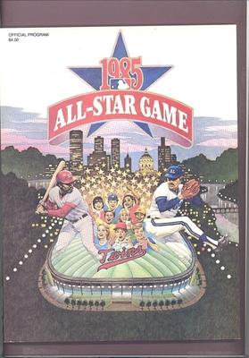 1985 MLB All-Star Program Metrodome  Minneapolis, Minnesota NICE CONDITION