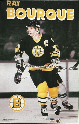 Ray Bourque BOSTON BRUINS Original Starline Poster MINI Promo Piece 3x5