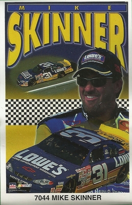 Mike Skinner Original Starline NASCAR Poster MINI Promo Piece 3x5