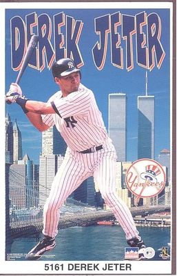 Derek Jeter 97 Skyline NEW YORK YANKEES Starline Poster MINI Promo Piece 3x5