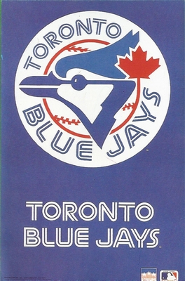 TORONTO BLUE JAYS LOGO Original Starline Poster MINI Promo Piece 3x5