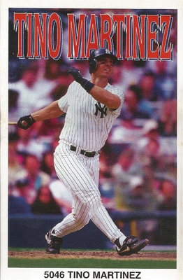 Tino Martinez NEW YORK YANKEES  Starline Poster MINI Promo Piece 3x5