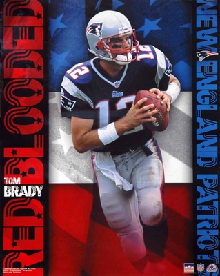 Tom Brady New England Patriots 16x20 Starline Poster OOP