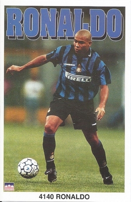 RONALDO INTERMILAN Original Starline Poster MINI Promo Piece 3x5