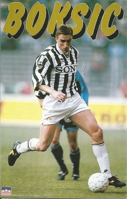 ALEN BOKSIC JUVENTUS Original Starline Poster MINI Promo Piece 3x5