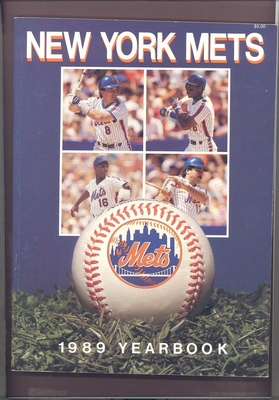 1989 New York Mets Yearbook NICE CONDITION