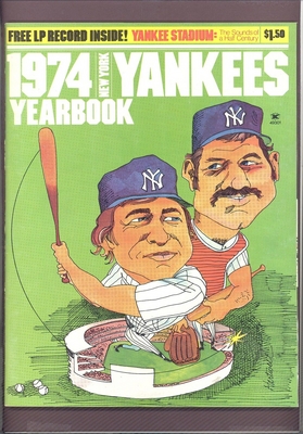 1974 NEW YORK YANKEES Yearbook NICE CONDITION