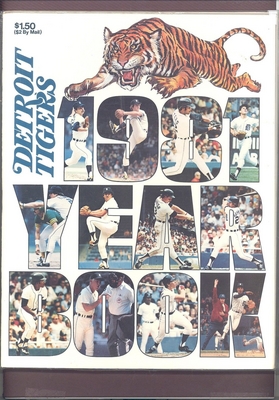 1981 Detroit Tigers Yearbook NICE CONDITION