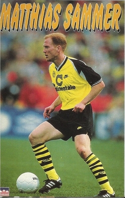MATTHIAS SAMMER DORTMUND GERMANY Original Starline Poster MINI Promo Piece 3x5