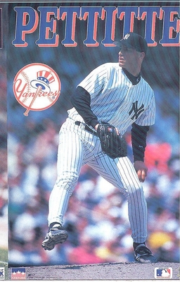 Andy Pettitte NEW YORK YANKEES Starline Poster MINI Promo Piece 3x5