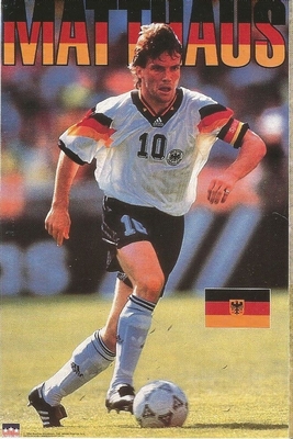 LOTHAR MATTHAUS GERMANY Original Starline Poster MINI Promo Piece 3x5