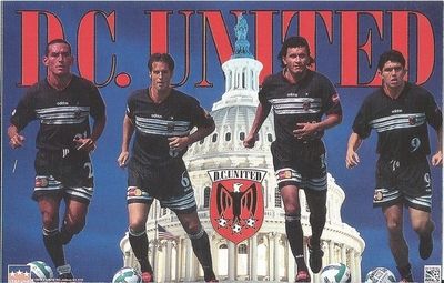 DC UNITED COLLAGE MLS Original Starline Poster MINI Promo Piece 3x5