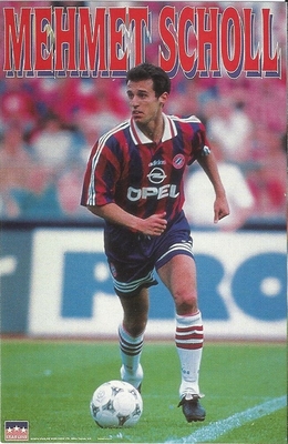 MEHMET SCHOLL BAYERN MUNICH Original Starline Poster MINI Promo Piece 3x5