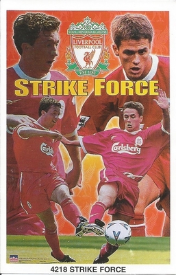 STRIKE FORCE OWEN LIVERPOOL FC Original Starline Poster MINI Promo Piece 3x5