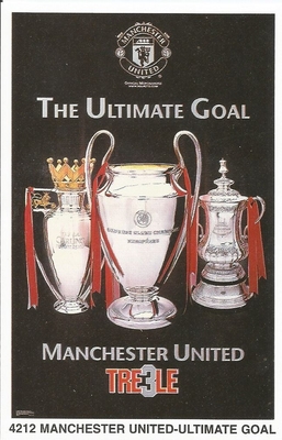 ULTIMATE GOAL MANCHESTER UNITED Original Starline Poster MINI Promo Piece 3x5