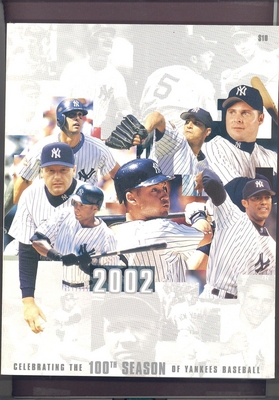 2002 New York Yankees Yearbook NICE CONDITION