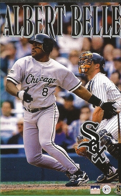 Albert Belle CHICAGO WHITE SOX Original Starline Poster MINI Promo Piece 3x5